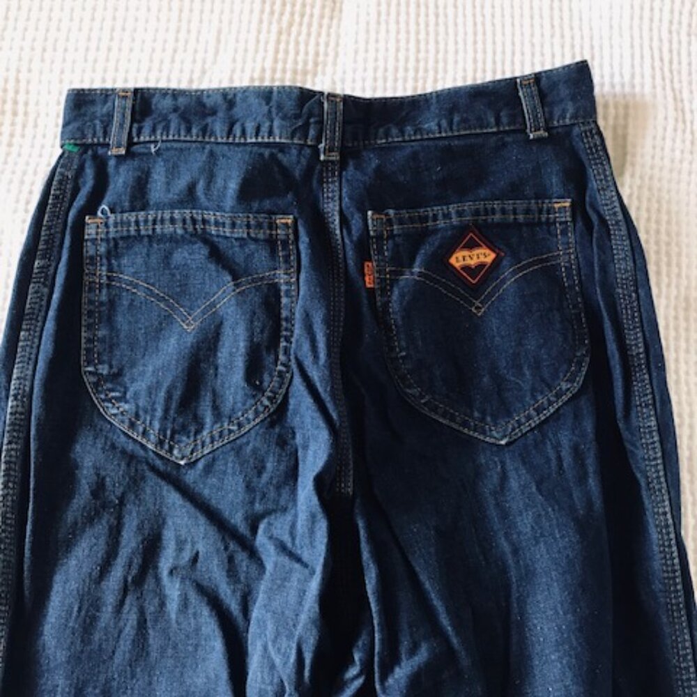 Vintage 70s Levis - Dark Wash - Size S-M - Picture 4 of 9